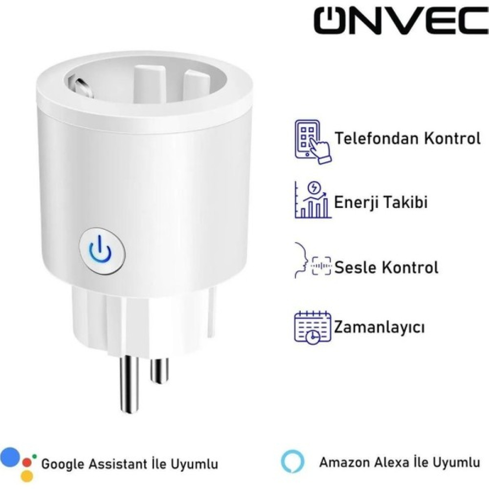 Onvec Smart Tekli Priz Prizler Fiyatı