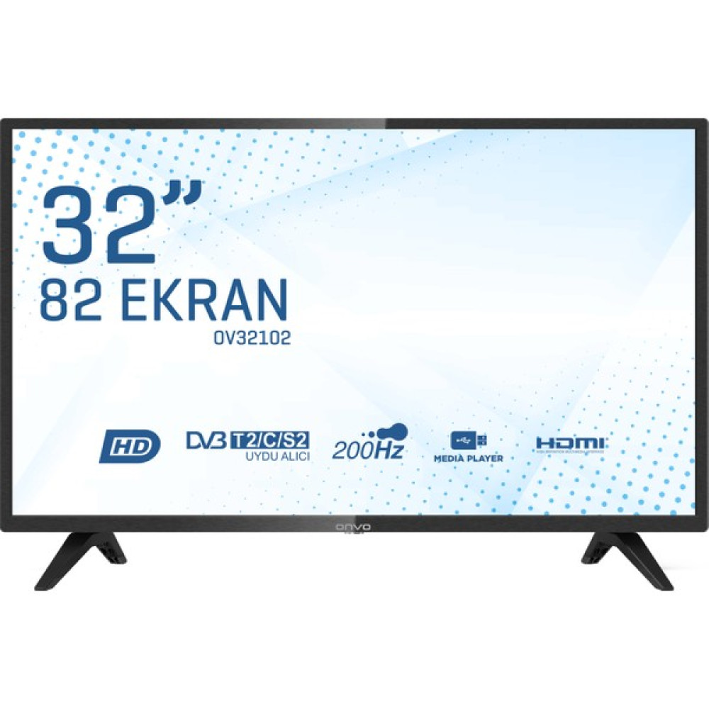 Onvo OV32102 32" 82 Ekran Uydu Alıcılı HD LED TV Televizyonlar Fiyatı