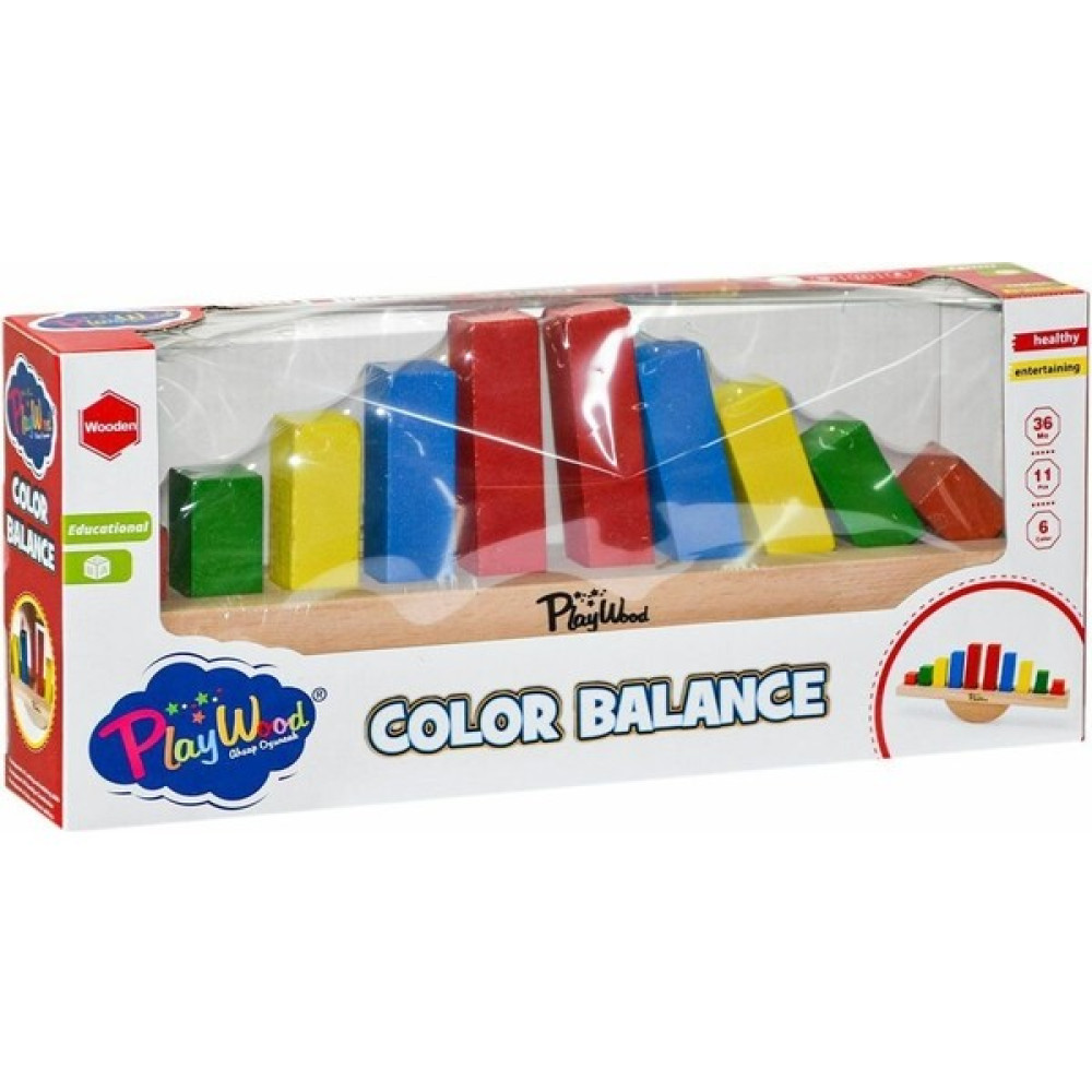 ONY-387 Ahşap Renkli Balans Oyunu -Onyıl Oto Boyaları Fiyatı