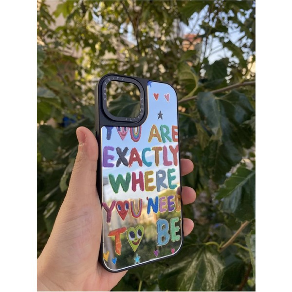 Ony Accessory Iphone 15 Promax Uyumlu Aynalı Baskılı Koruyucu Kılıf - iPhone 15 Pro Max - 50P-Pembe Cep Telefonu Kılıfı Fiyatı