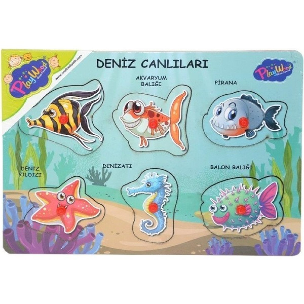 Onyıl Oyuncak ONY-331 332 Ahşap Tutmalı Deniz Canlıları Oyuncak Fiyatı