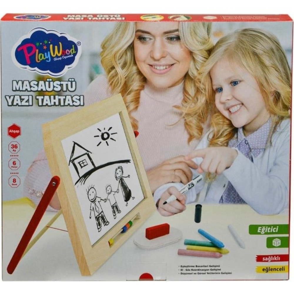 Onyıl Oyuncak ONY-385 Ahşap Masaüstü Yazı Tahtası -Onyıl Eğitici Oyuncak Fiyatı