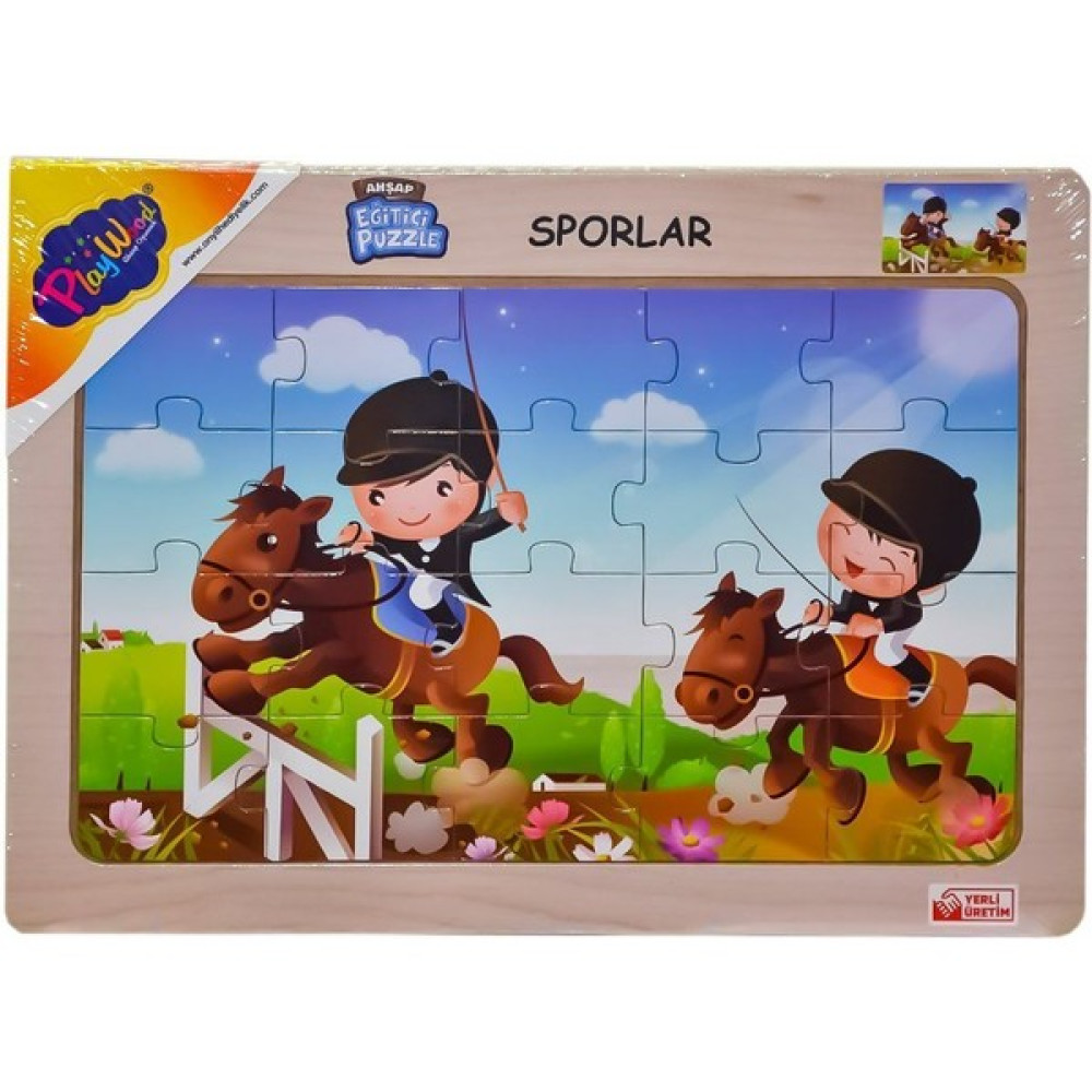 Onyıl Oyuncak Ony-85-86-87-88 Ahşap Eğitici Puzzle Sporlar -Onyıl Oto Boyaları Fiyatı