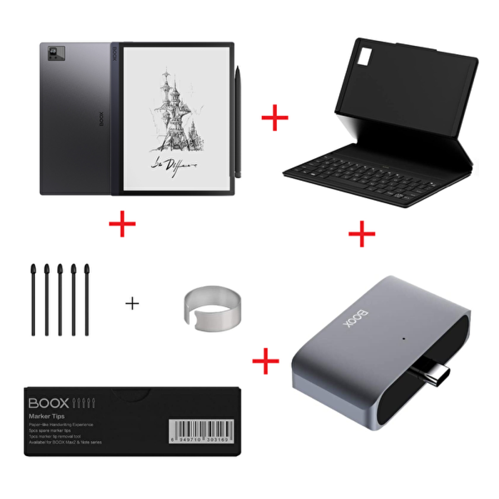 Onyx Boox Note Tab Ultra E-Kitap Okuyucu + Klavyeli Kılıf + 5'li Yedek Kalem Ucu + Usb-C Hub Kart Okuyucu E-Kitap Okuyucu Fiyatı