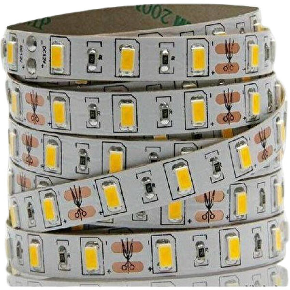Ookay 5630 Şerit LED Dc 12V Double Pcb 8 Çip Smd Silikonsuz Şerit LED Beyaz 5 Metre Şerit LED Led Aydınlatmalar Fiyatı