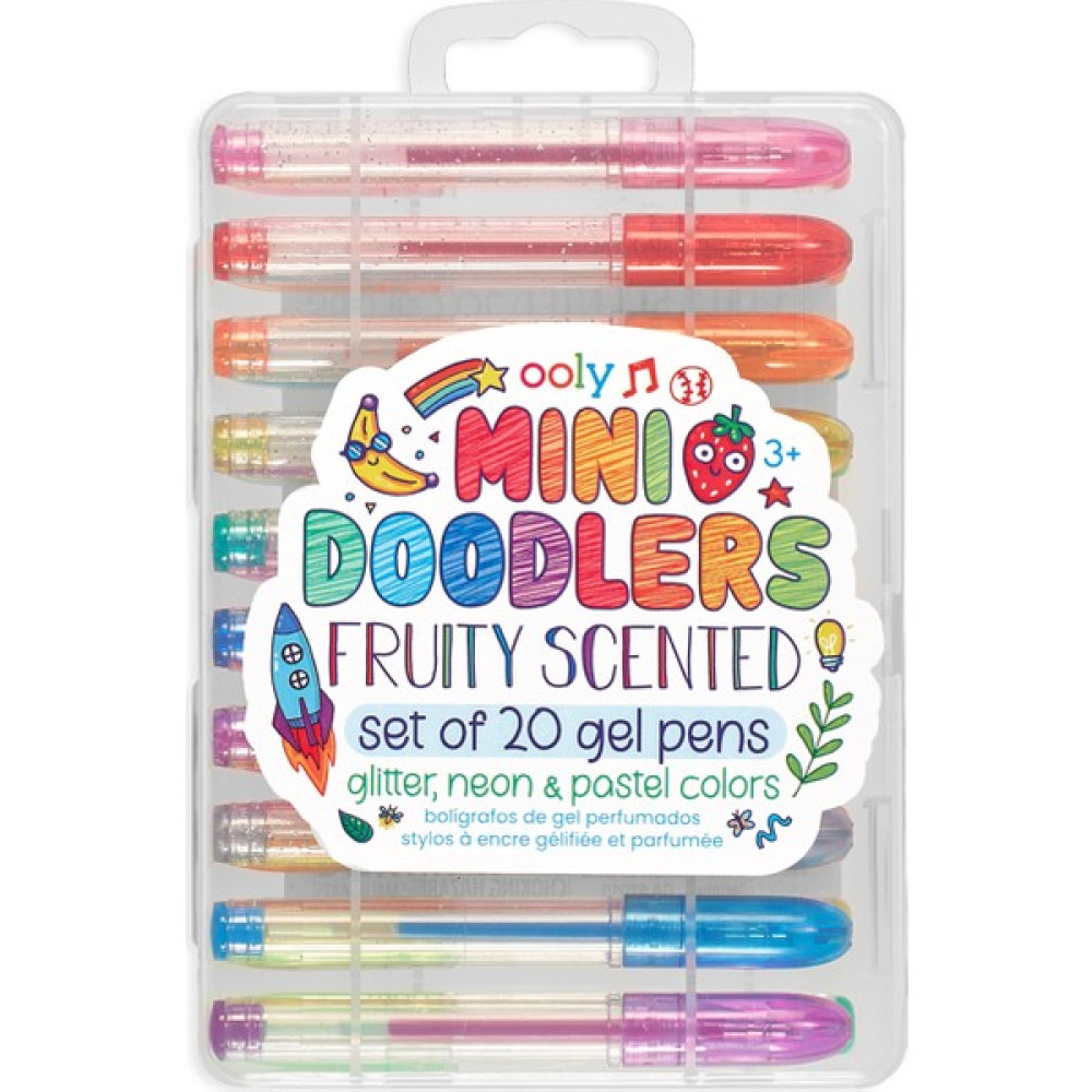 Ooly Ana Renkler Ooly Mini Doodlers Kokulu 20'li Jel Kalem Kurşun (Ahşap) Kalem Fiyatı