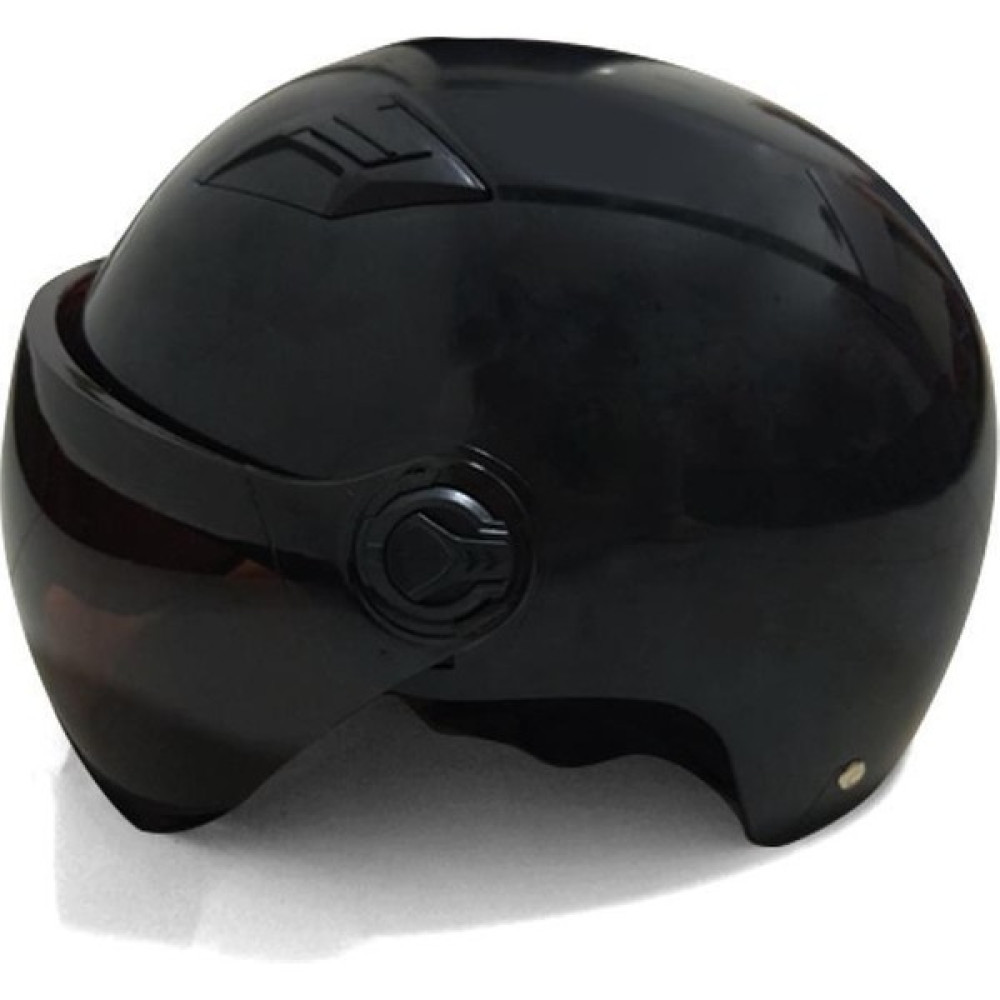 OoTdd Kask Dört Mevsim Evrensel Akülü Araba Erkekler ve Kadınlar Evrensel Sevimli Kask Yarım Kask (Yurt Dışından) - Siyah Motorsiklet Kaskları Fiyatı