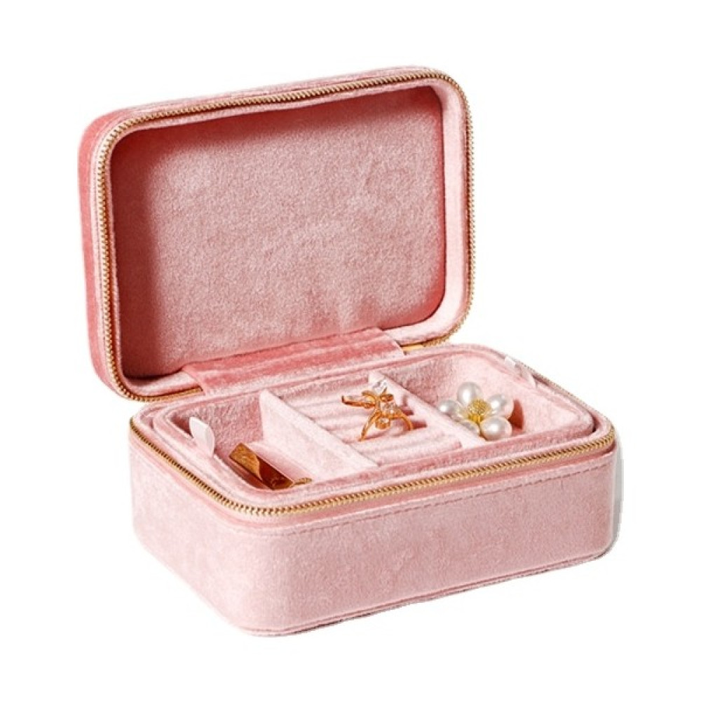 OoTdd Mücevher Yüzük Kadife Takı Kutusu Saat Kutusu (Yurt Dışından) - 10.5cm*15cm*7cm - Açık Pembe Eşya Saklama Kutusu Fiyatı