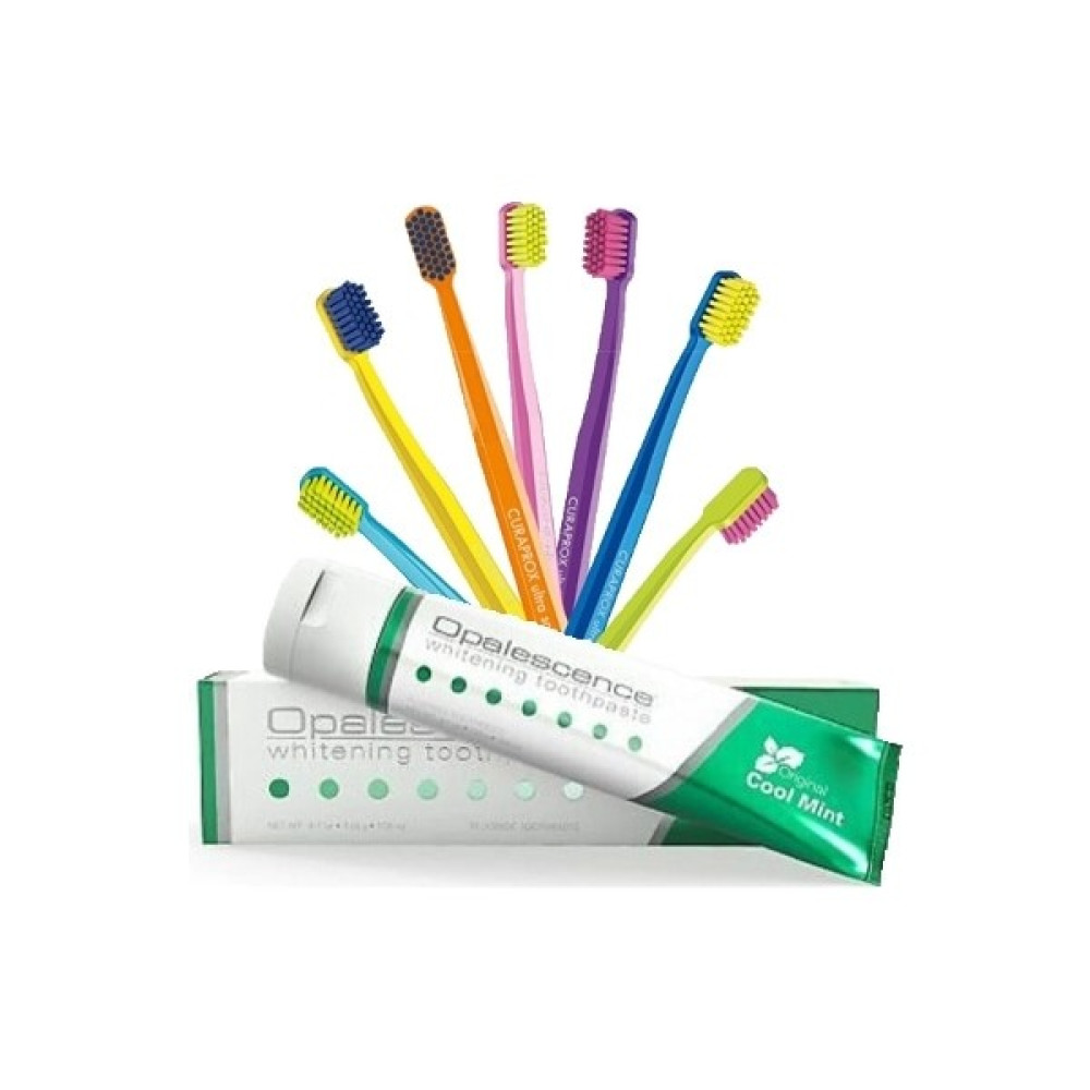 Opalescence Beyazlatıcı Diş Macunu 133 gr + Curaprox 5460 Diş Frıçası Diş Fırçaları Fiyatı