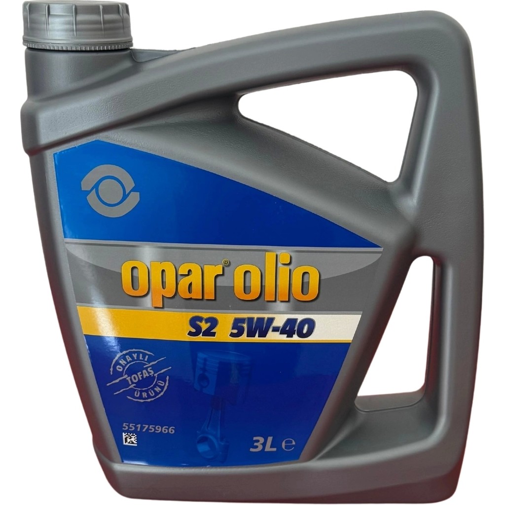 Opar Olio S2 5W40 3 Litre Motor Yağı 1.4 Benzin Araçlar Için 55175966 (Üretim Yılı 2025) Motor Yağı & Katkıları Fiyatı