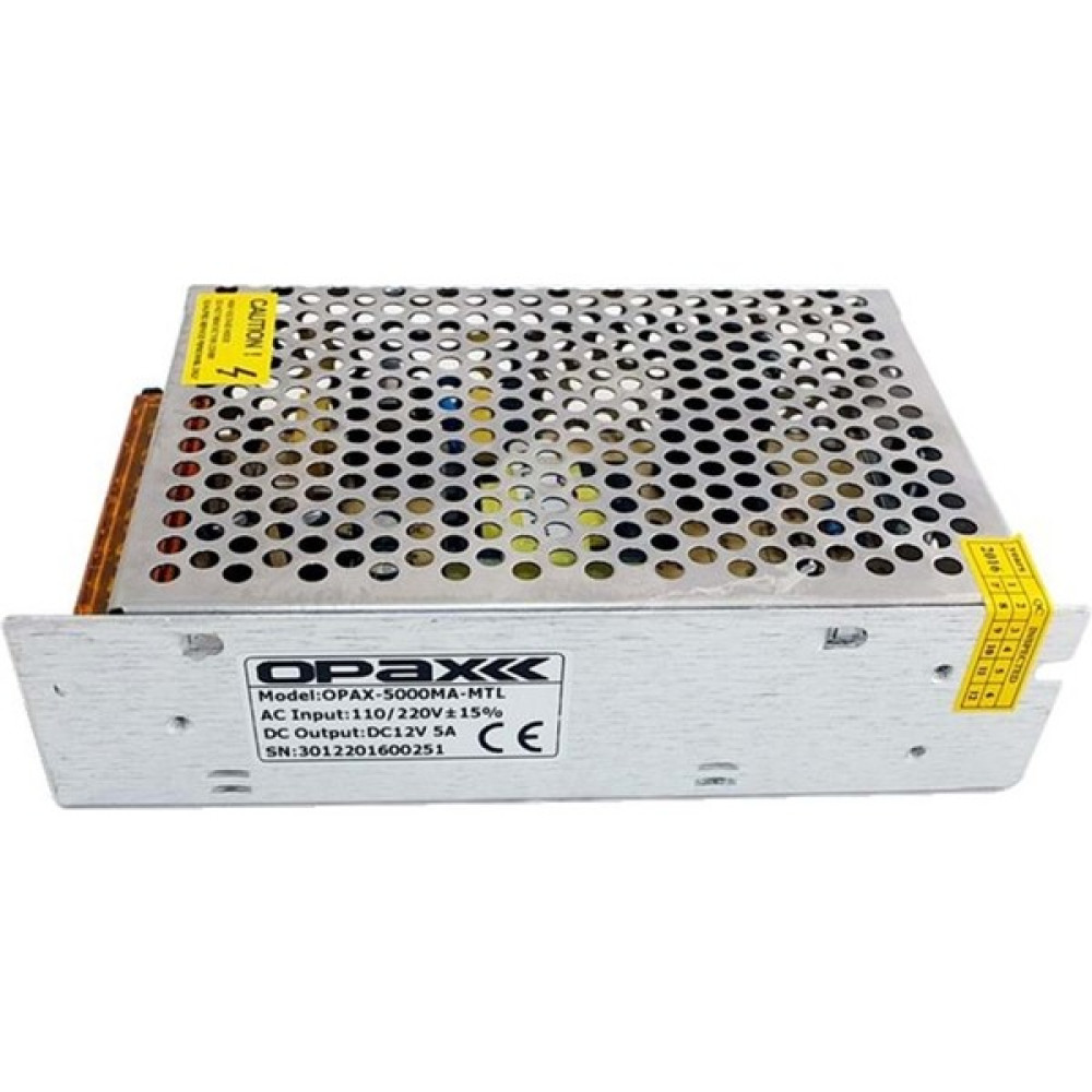 OPAX-5000MA-MTL Smps 5 Amper Dc 12V Sanayi Tipi Adaptör Oto Boyaları Fiyatı