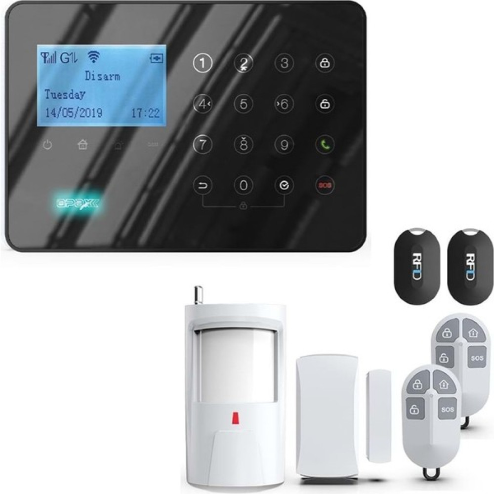 Opax ARD-575 Siyah Gprs Gsm Wıfı Kablolu & Kablosuz Dokunmatik Alarm Sistemi (1 Yıl Ahm Ücretsiz) Oto Boyaları Fiyatı