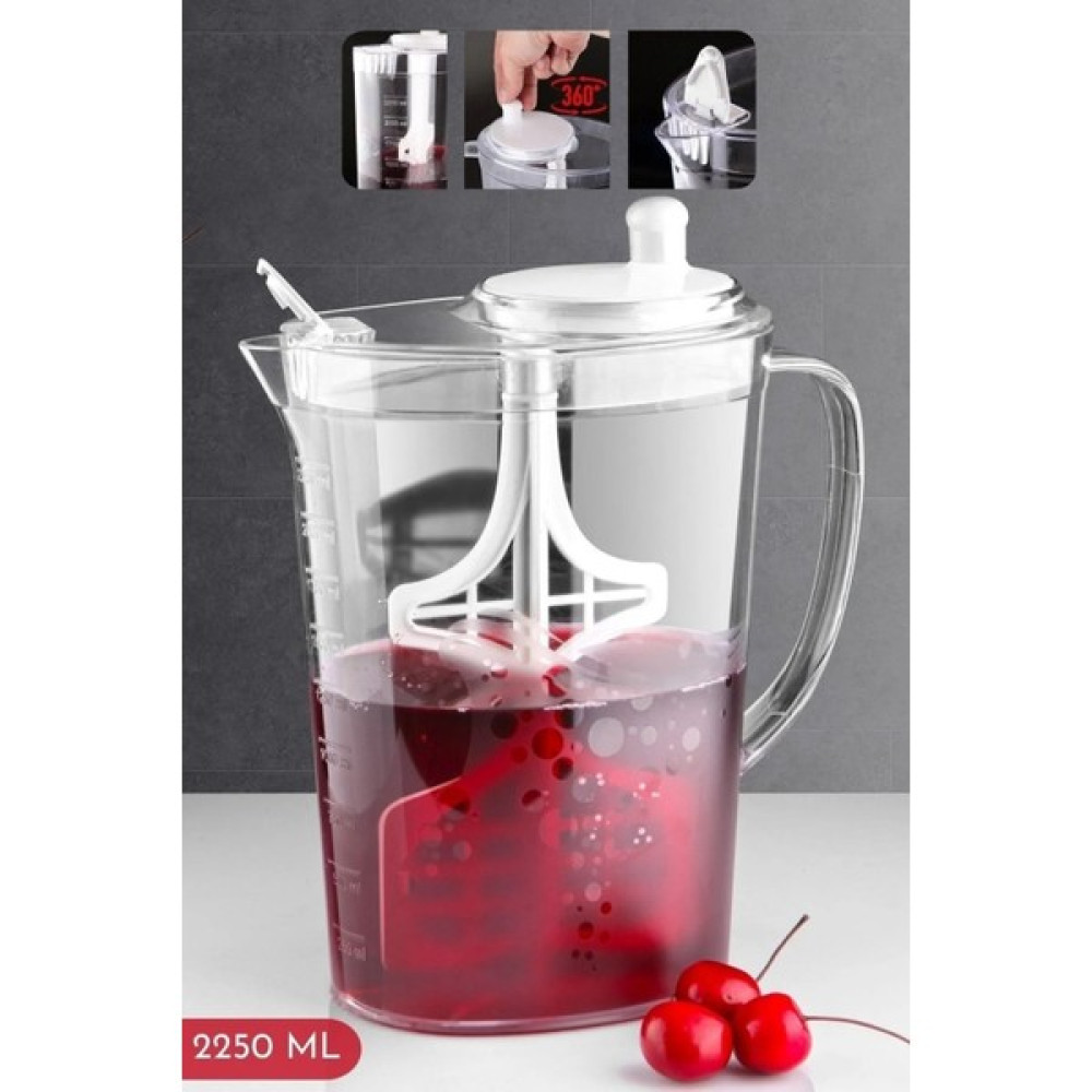 Open Home Aqua Mix Karıştıcılı 2250 ml Ayran, Limonata Vb. Sürahi - 2,25 L Sürahi Fiyatı