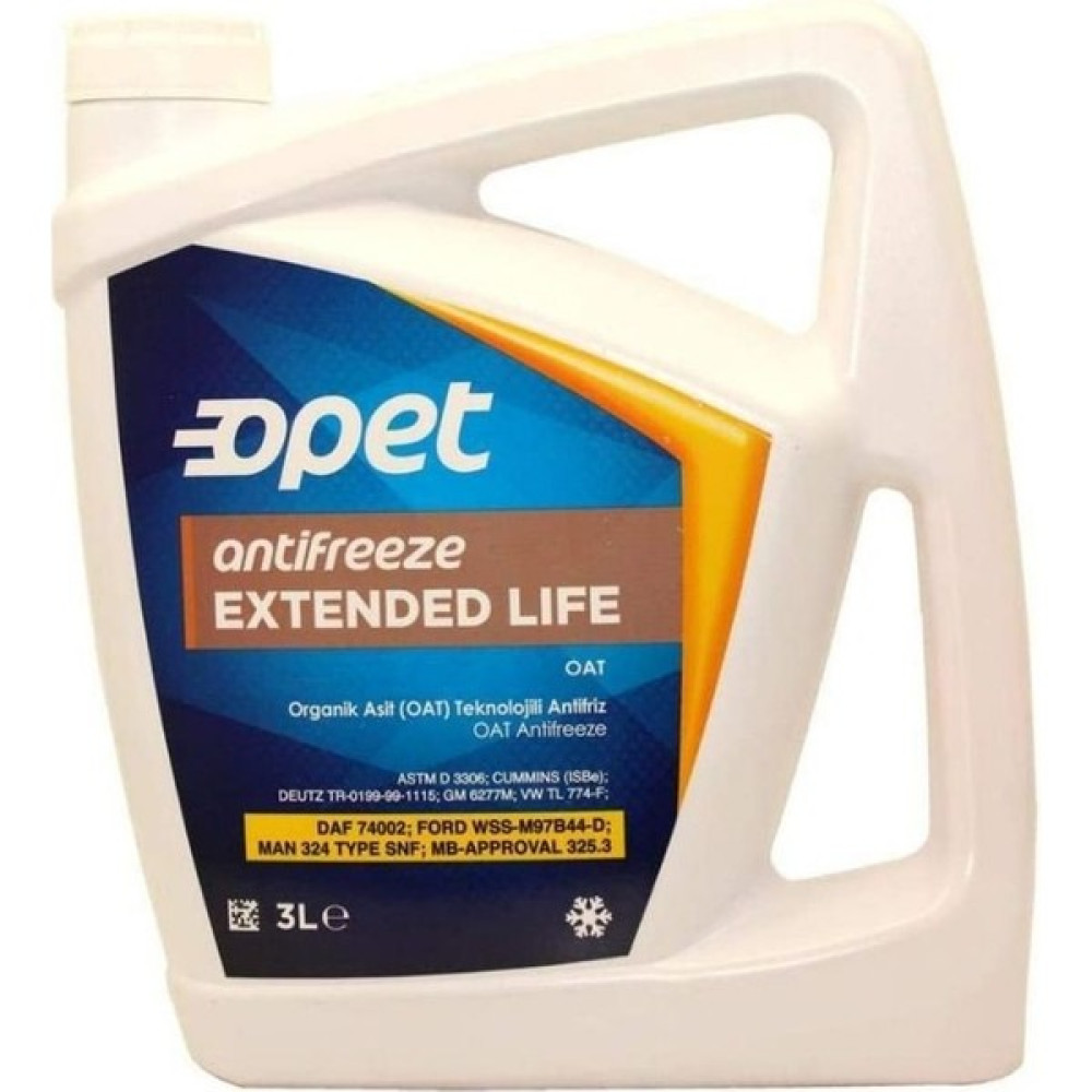 Opet Antifreeze 3 Litre Kırmızı Antifiriz Fiyatı