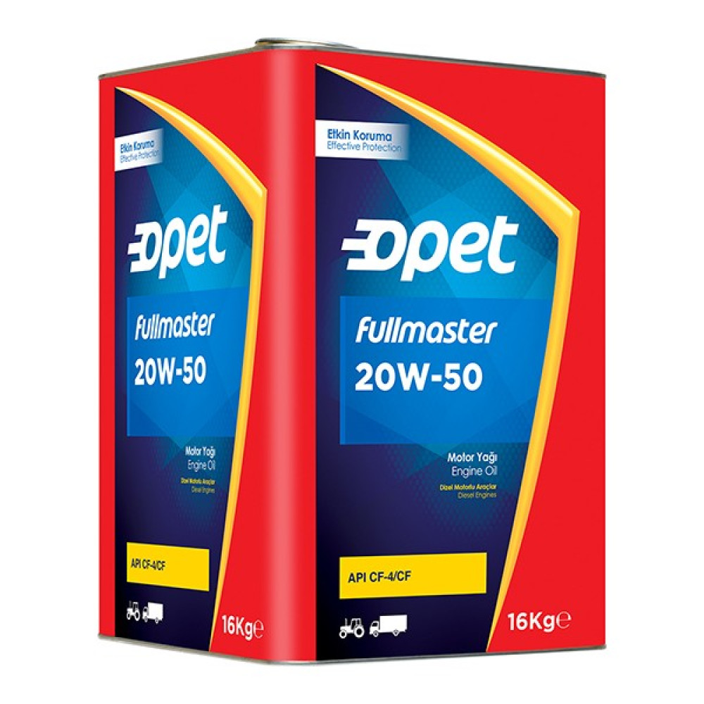 Opet Fullmaster 20W-50 16 Litre Motor Yağı ( Üretim Yılı :2022 ) Motor Yağı Fiyatı
