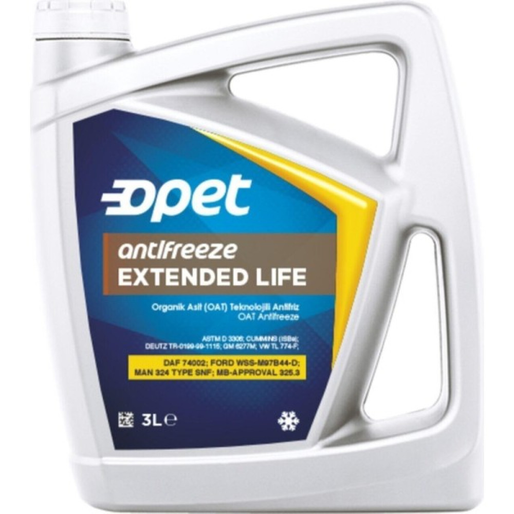 Opet Kırmızı Antifiriz Extended Life Antifiriz 3 Litre Antifiriz Fiyatı