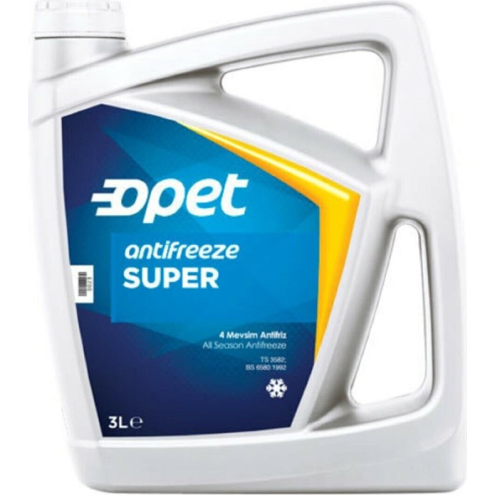 Opet Süper Antifreeze Dört Mevsim Mavi Antifriz 3 Litre ( Üretim Yılı: 2022 ) Antifiriz Fiyatı