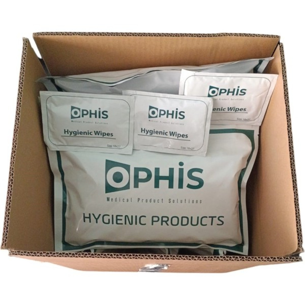 Ophis (18 x 27) Yetişkin Hasta Vücut Temizleme Mendili / 150 Adet - 5 Paket 150 Adet Hasta Bezleri ve Temizliği Fiyatı