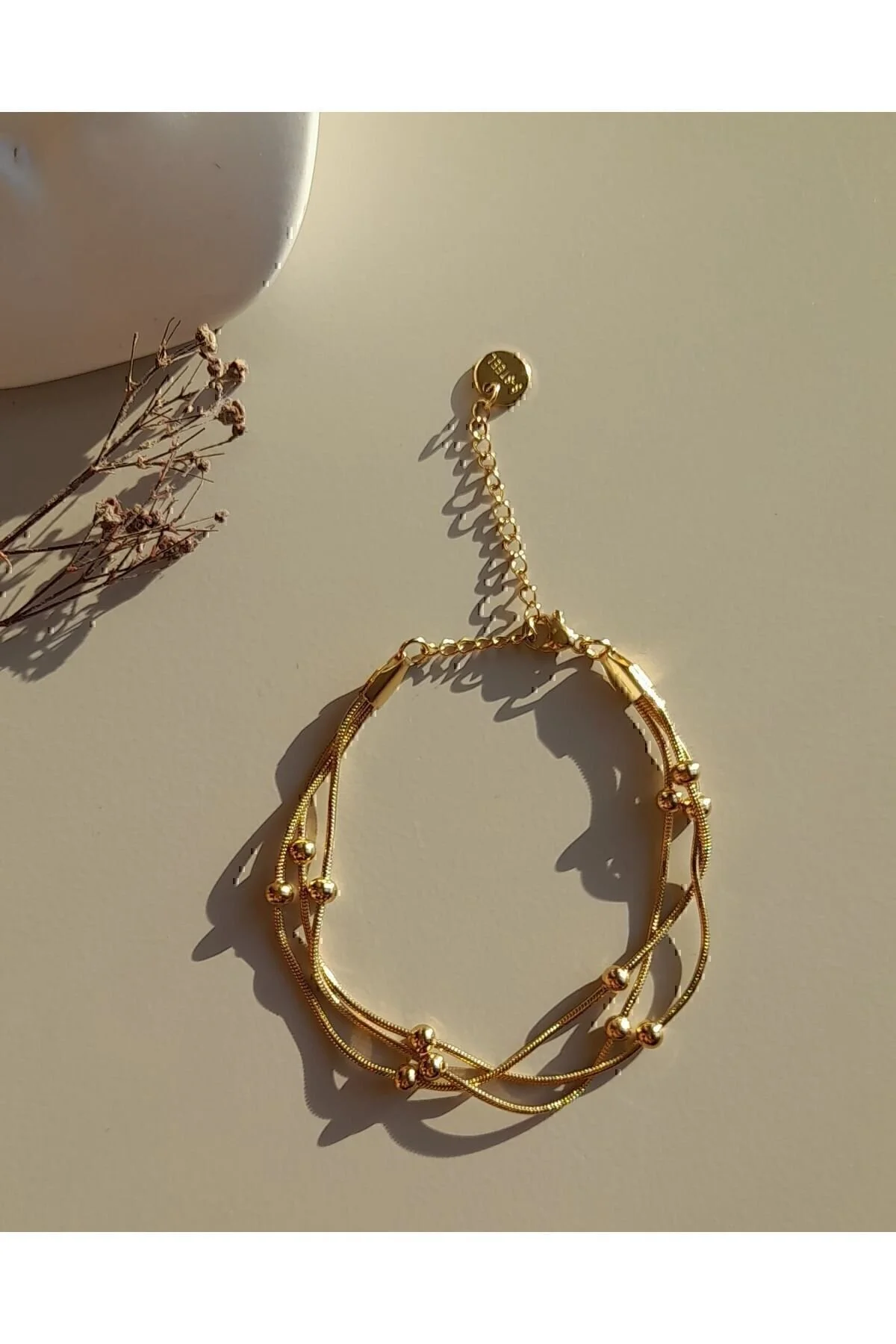 Opia JEWELRY ÇELİK DORİKA GOLD BİLEKLİK" Çelik Bilezik Fiyatı