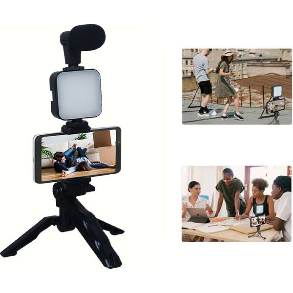 Opiunte Youtuber, Tiktoker Mikrofon Işık Tripod Taşınabilir Video Çekim Seti Vlogger Set Video Kamera Aksesuarları Fiyatı