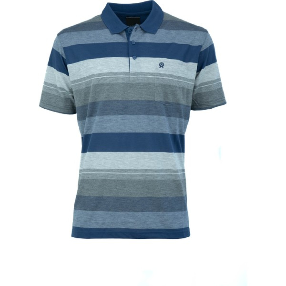 Oppland Erkek Düğmeli Polo Yaka Cepli Kısa Kollu Ringerli Desenli Rahat Kesim Tam Kalıp Pamuklu Kumaş T-Shirt Erkek T-shirt Fiyatı