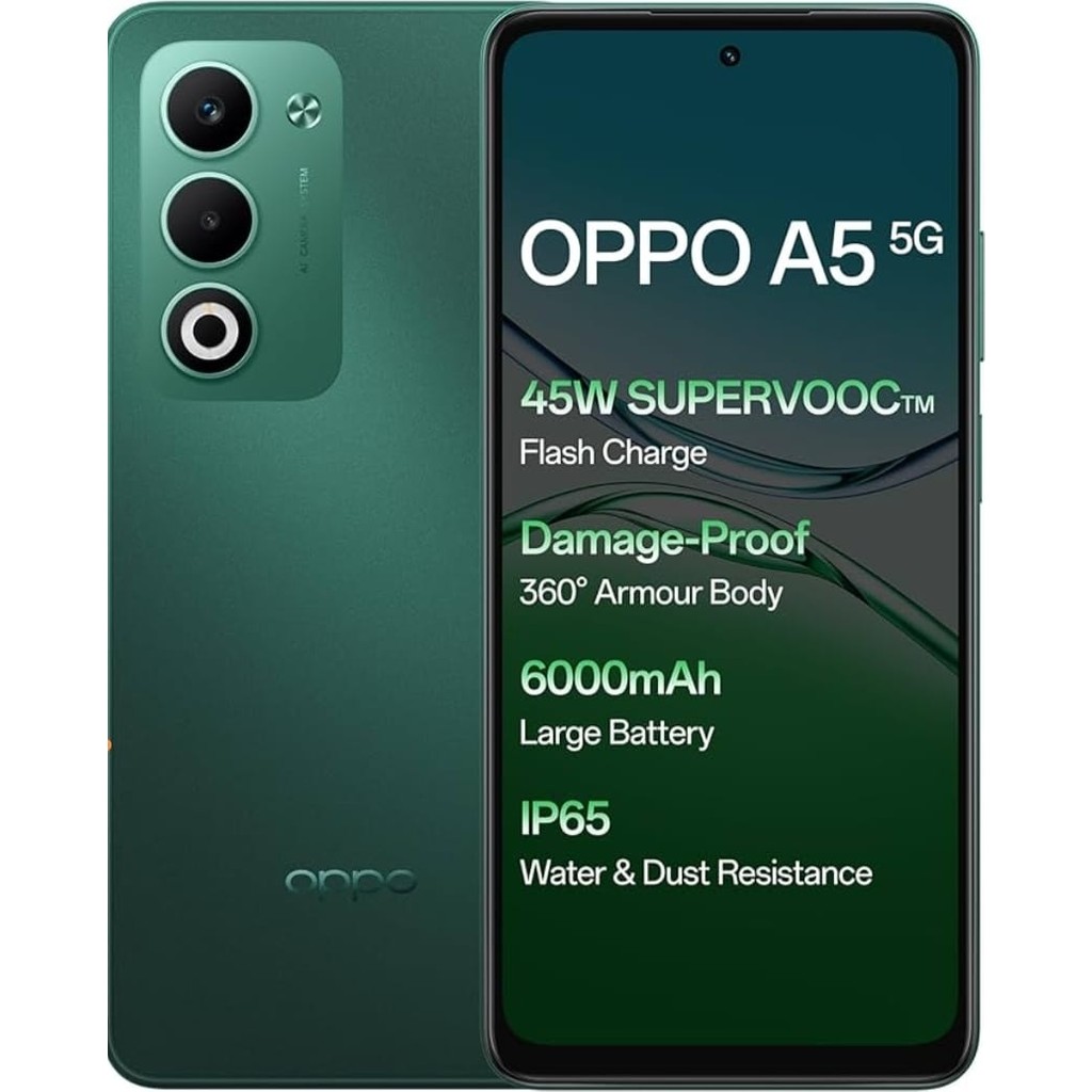 Oppo A5 5g 8/256GB Aurora Green - Yeşil - 256 GB Cep Telefonu Fiyatı