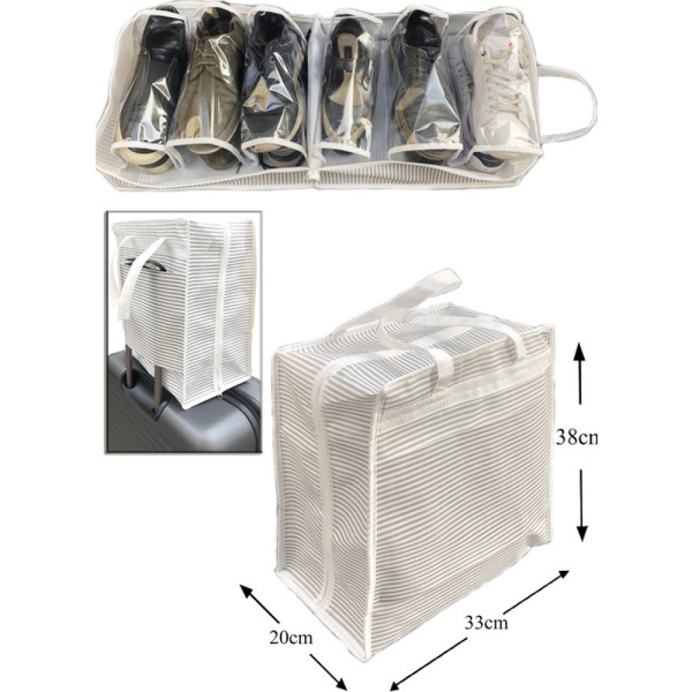 Opslet Ayakkabı Hurcu Çizgili 35 x 22 x 40 cm Eşya Saklama / Düzenleme Fiyatı