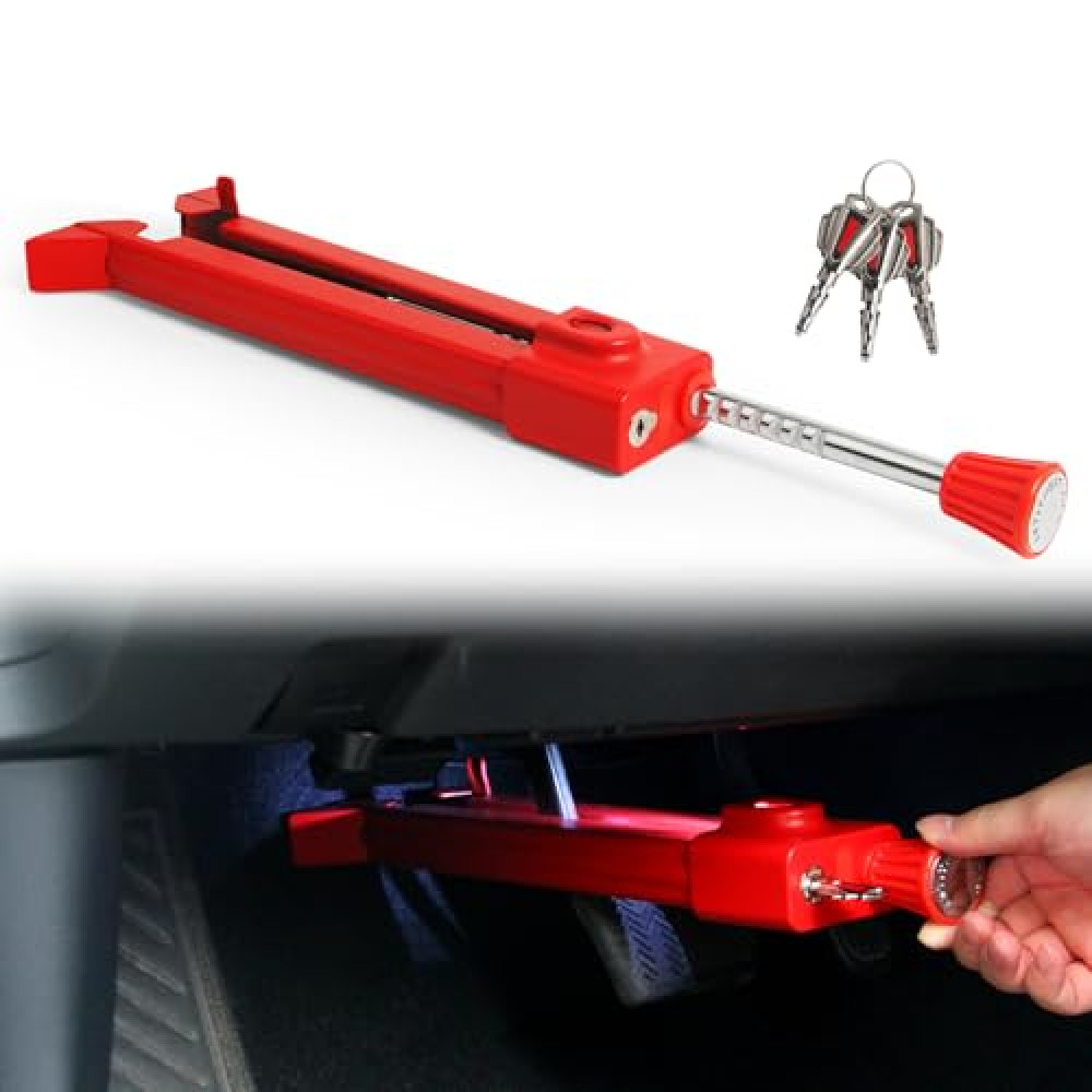 OPSOOPI Anti Theft Car Device, Brake Pedal Lock for Car Security & Car Theft Prevention Device, Tactical Pedal Lock Anti Theft Car (SUV/Truck/Van)