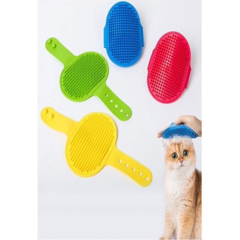 Optana 1 Adet Kedi Köpek Için Tüy Toplama Tarama Yıkama Köşe Kaşınma Silikon Fırçası Pet Brush Evcil Hayvan Ürünleri Fiyatı