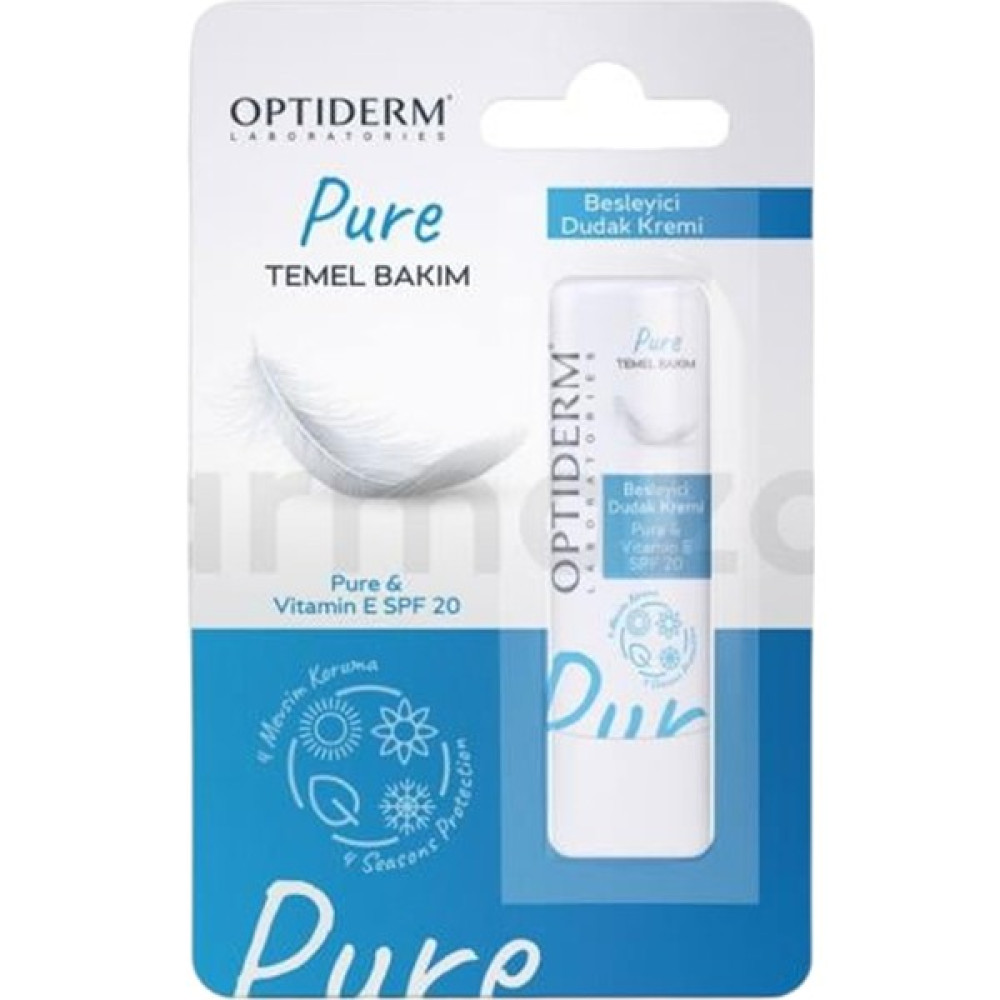 Optiderm Lip Stick E Vitaminli Spf20+ Natural - 1 Dudak Bakımı / Koruyucu Fiyatı