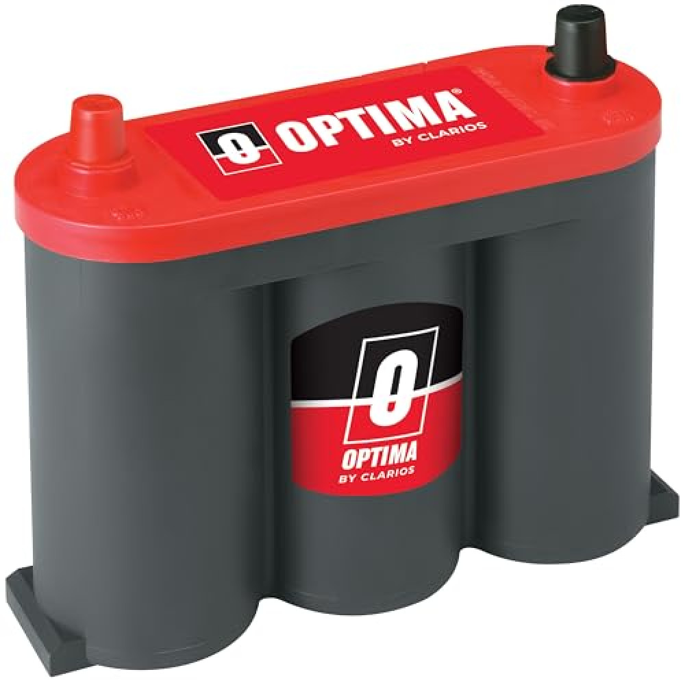 OPTIMA Batteries High Performance 6V RedTop Sealed AGM Car, Truck and SUV Starting Battery, 800 CCA, SAE Terminal, Maintenance Free, Versitile Mounting, 6 Volt