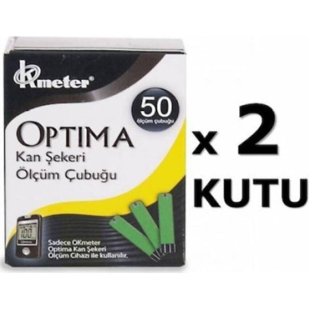 Optima kaan şeekeri Ölçüm Çubuğu Strip 2 Kutu X 50 Adet Diğer Fiyatı