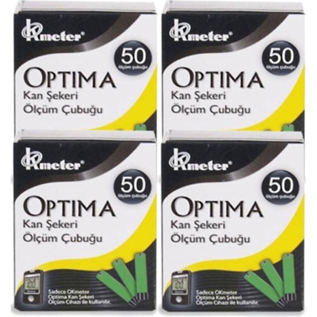 Optima Kan Şeker Ölçüm Strip 4X50 Adet ( 200 Strip ) Diğer Fiyatı