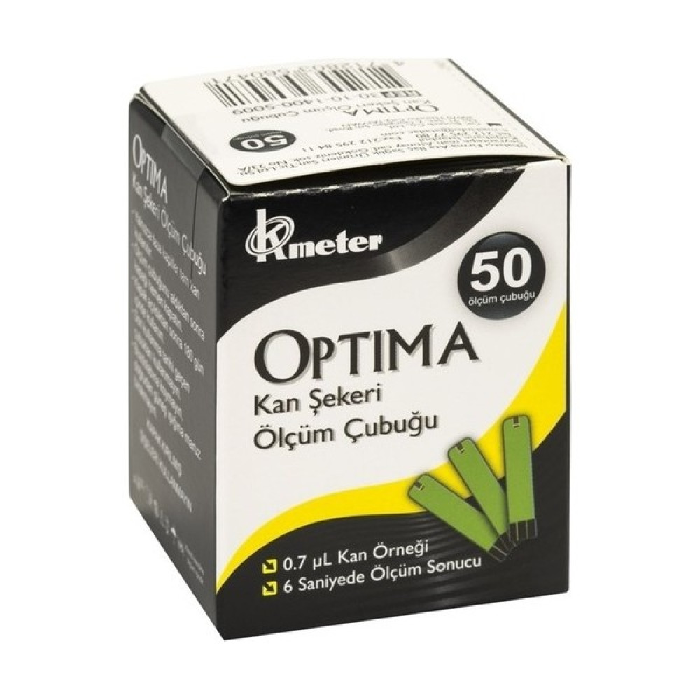 Optima Seker Ölcüm Strip (Stribi) 50 Adet - Yok Diğer Test ve Ölçüm Cihazları Fiyatı