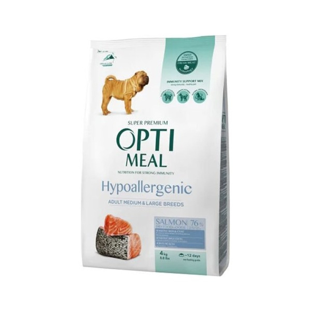 Optimeal Hypoalerjenik Orta ve Büyük Irklar Için Somonlu Yetişkin Köpek Maması 4 kg Evcil Hayvan Ürünleri Fiyatı