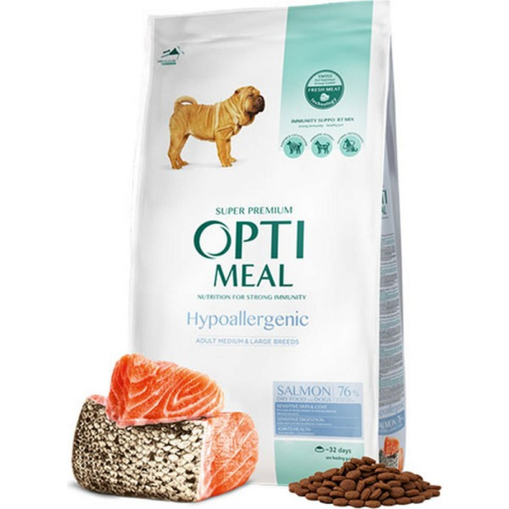 Optimeal Süper Premium Somonlu Orta-Iri Irk Yetişkin Hipoalerjenik Köpek Maması 12 K gr Evcil Hayvan Ürünleri Fiyatı