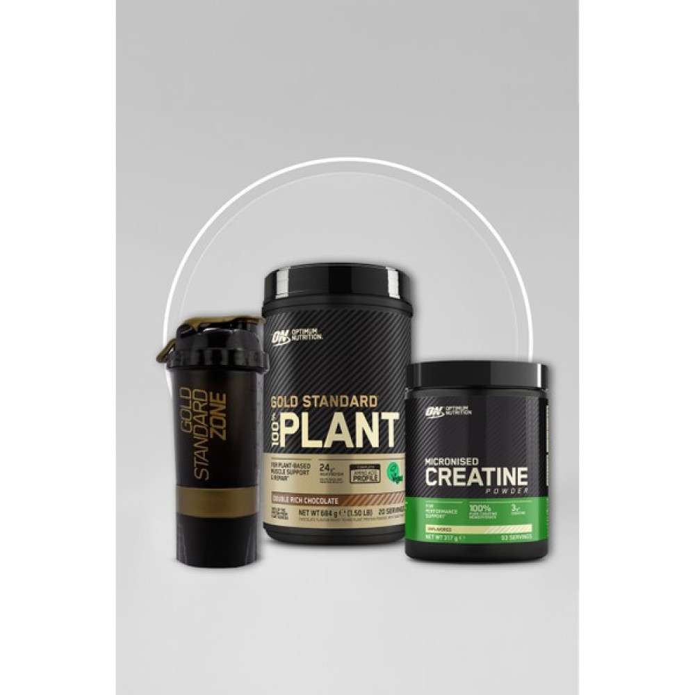 Optimum Nutrition gs Plant Protein Çikolata Aromalı 684 g 20 Servis (New)-On Creatine Aromasız 317 g 93 Servis 2'li Set Oto Boyaları Fiyatı