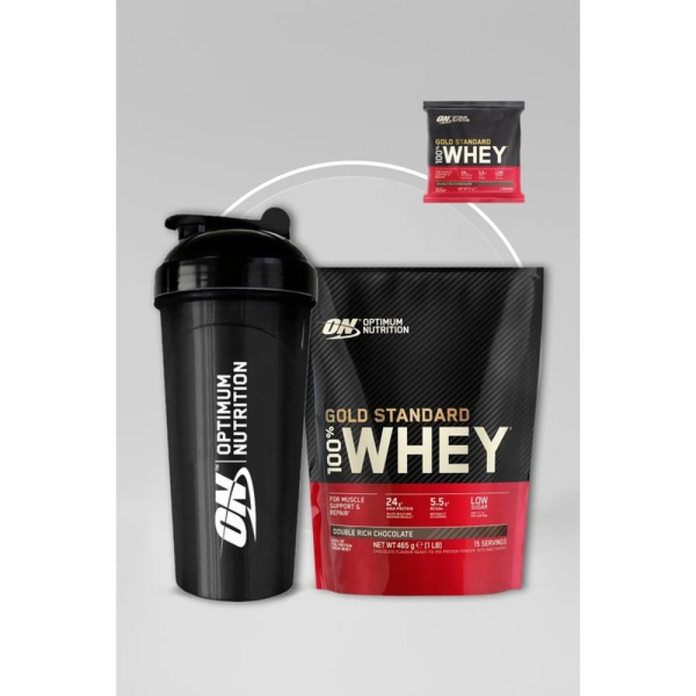 Optimum Nutrition Whey  gold Standard Çikolata Aromalı 465 g 15 Servis Yüksek Protein Tozu - Optimum Shaker -  Whey  gold Standard Çikolata Aromalı Şase 31 g 1 Servis Oto Boyaları Fiyatı