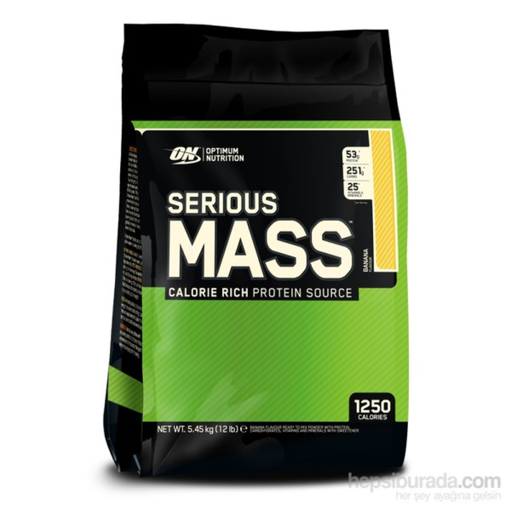 Optimum On Serious Mass - Muz, 12 Lbs Multi-Lingual 5450gr - Muz Sporcu Besinleri Fiyatı
