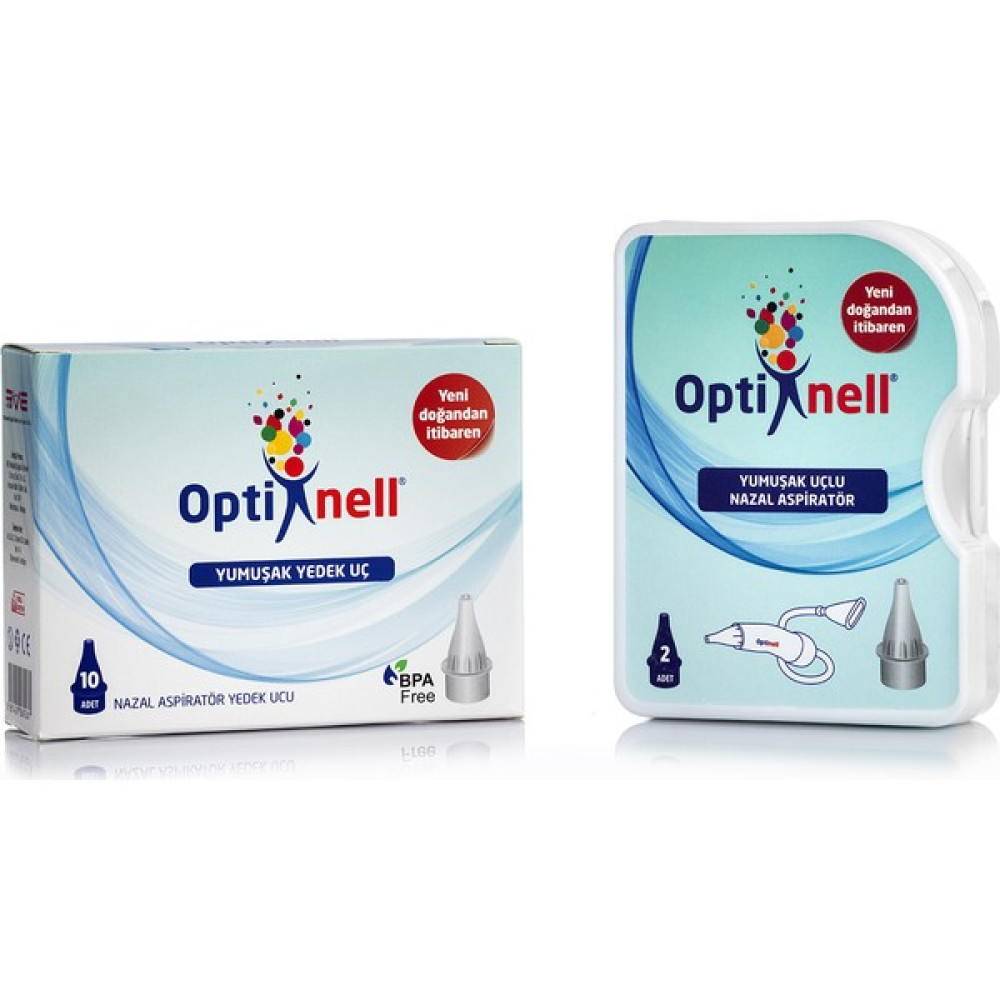 Optinell Nazal Burun Aspiratör ve Otribebe Uyumlu Yedek Uç SKT 07/2028 Burun Aspiratörü Fiyatı