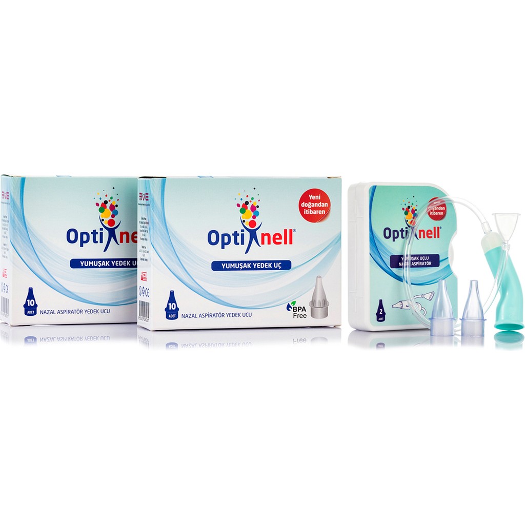 Optinell Nazal Burun Aspiratörü Yedek Ucu 2 Kutu+Aspiratör Aspiratörler Fiyatı