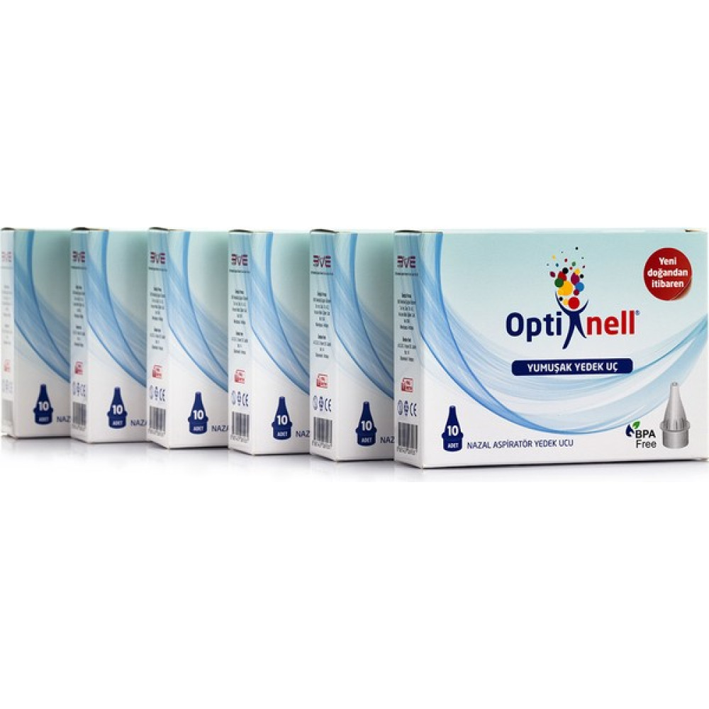 Optinell Nazal Otribebe Uyumlu Burun Aspiratör Yedek Uç 6 Kutu SKT 07/2028 Burun Aspiratörü Fiyatı