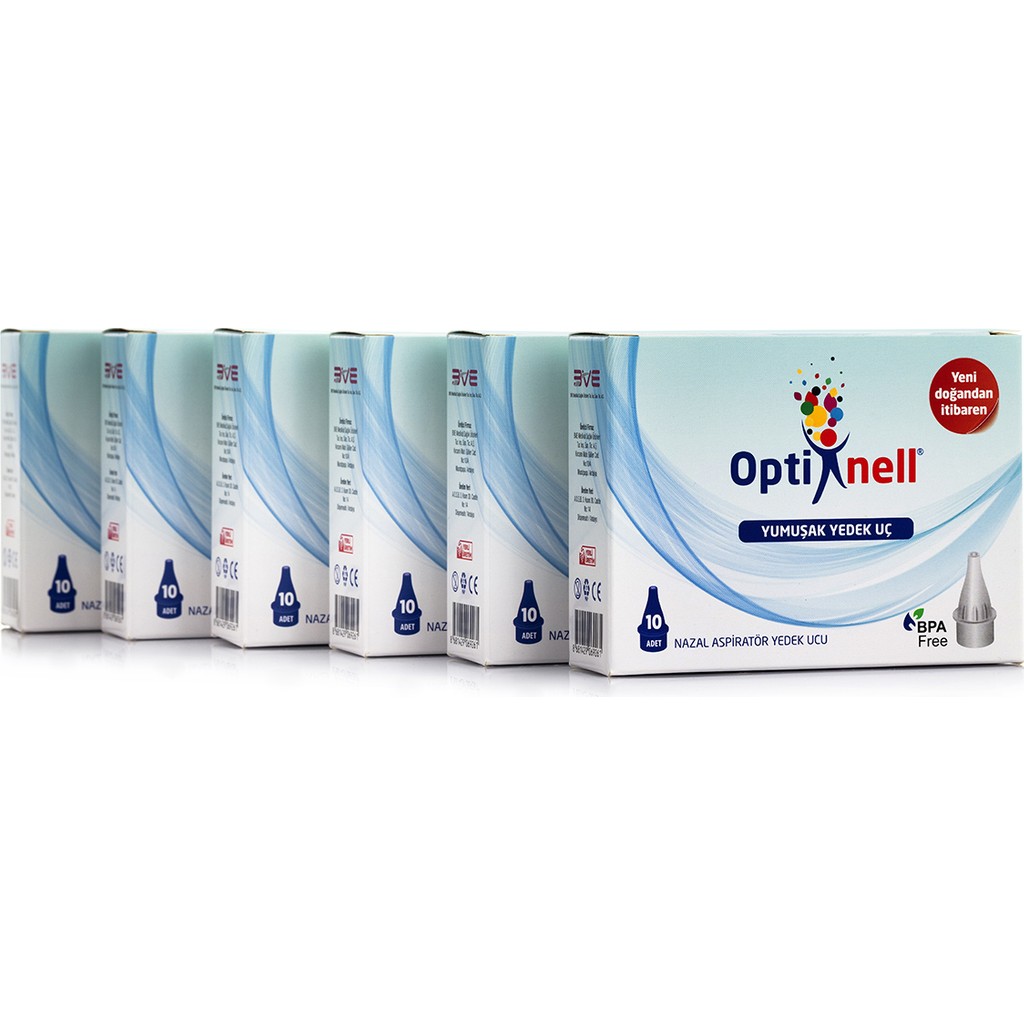 Optinell Nazal Otribebe Uyumlu Burun Aspiratör Yedek Uç 6 Kutu - x6 Aspiratörler Fiyatı