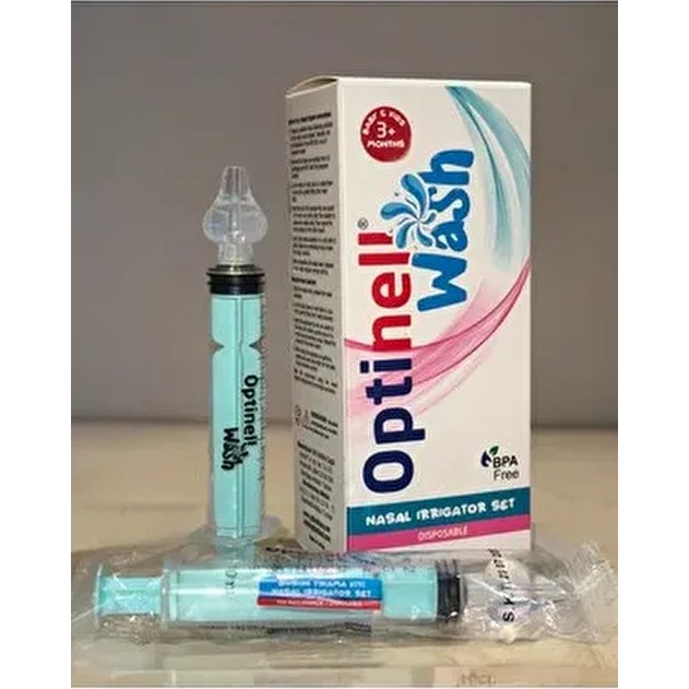 Optinell Wash 2'li Bebek Burun Temizleme Aparatı 10 ml Şırıngalı Burun Aspiratörü BPA İçermez - 1 Adet Aspiratörler Fiyatı