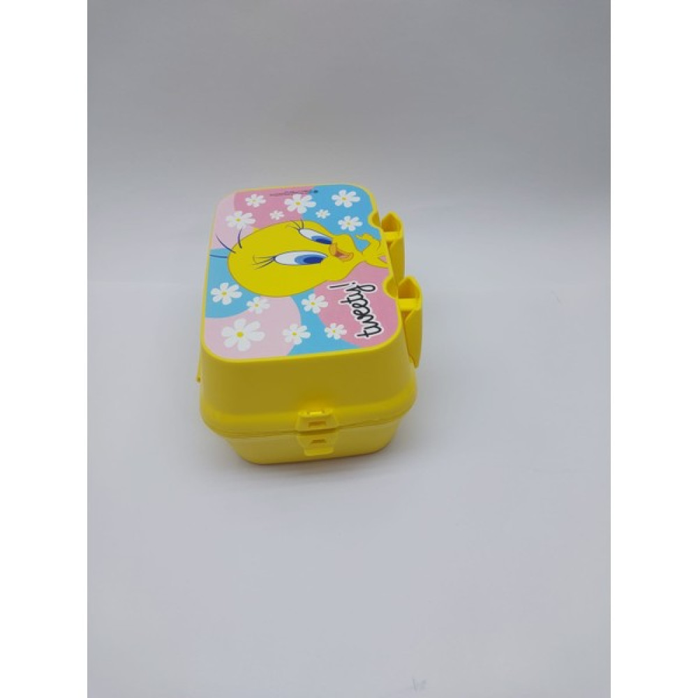 optizon Tweety Iki Katlı Bölmeli Çatal Kaşıklı Beslenme Çantası Çift Katlı - TWEETY ÇİFT KATLI Beslenme Çantası Fiyatı