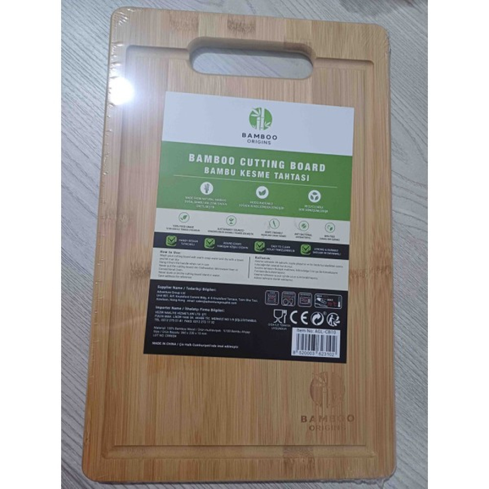 Opulent Accessories Bambu Kesme Tahtası, Et Ekmek Kesim Tahtası, Sebze Meyve Doğrama Tahtası Kesme Tahtaları / Kesim Tablaları Fiyatı