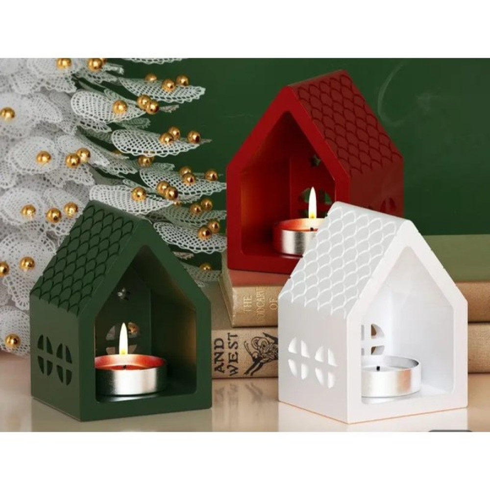 Opulent Accessories Iskandinav Ev Mumluk, 1 adet Beton Dekoratif Mumluk, Tealight Ev Mumluk, Dekoratif Hediyelik - Beyaz Şamdan Fiyatı