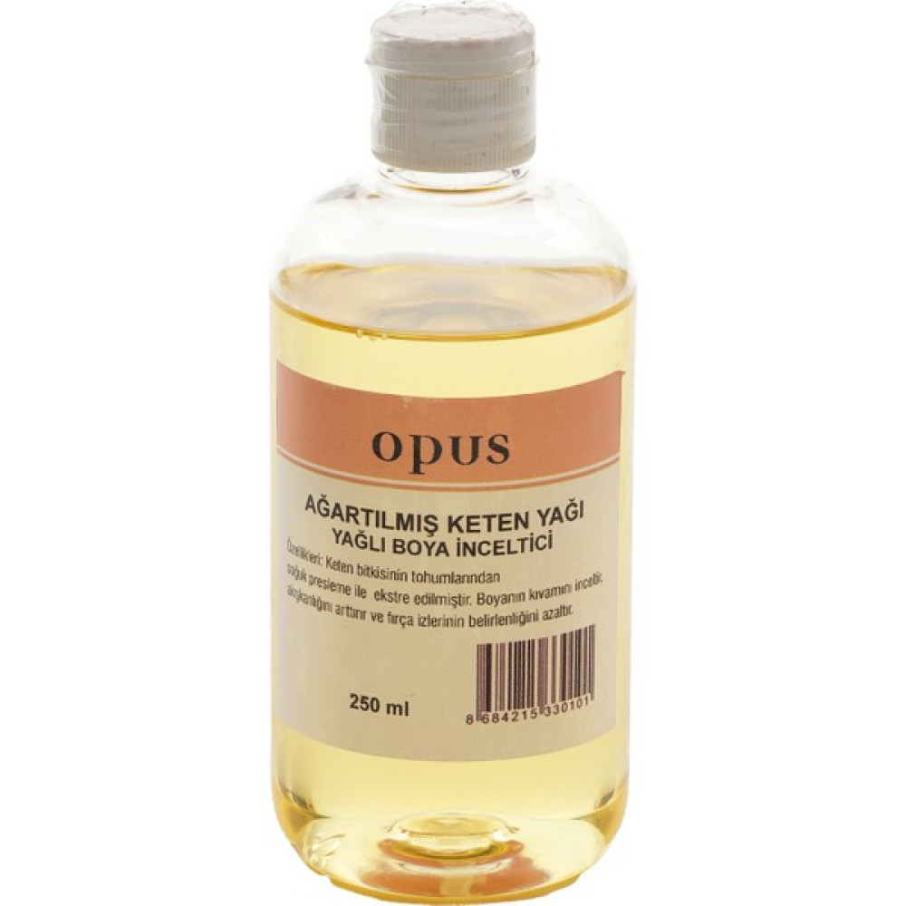 Opus Ağartılmış Keten Yağı 250ML Yağlı Boya Inceltici Sanatsal Malzemeler Fiyatı