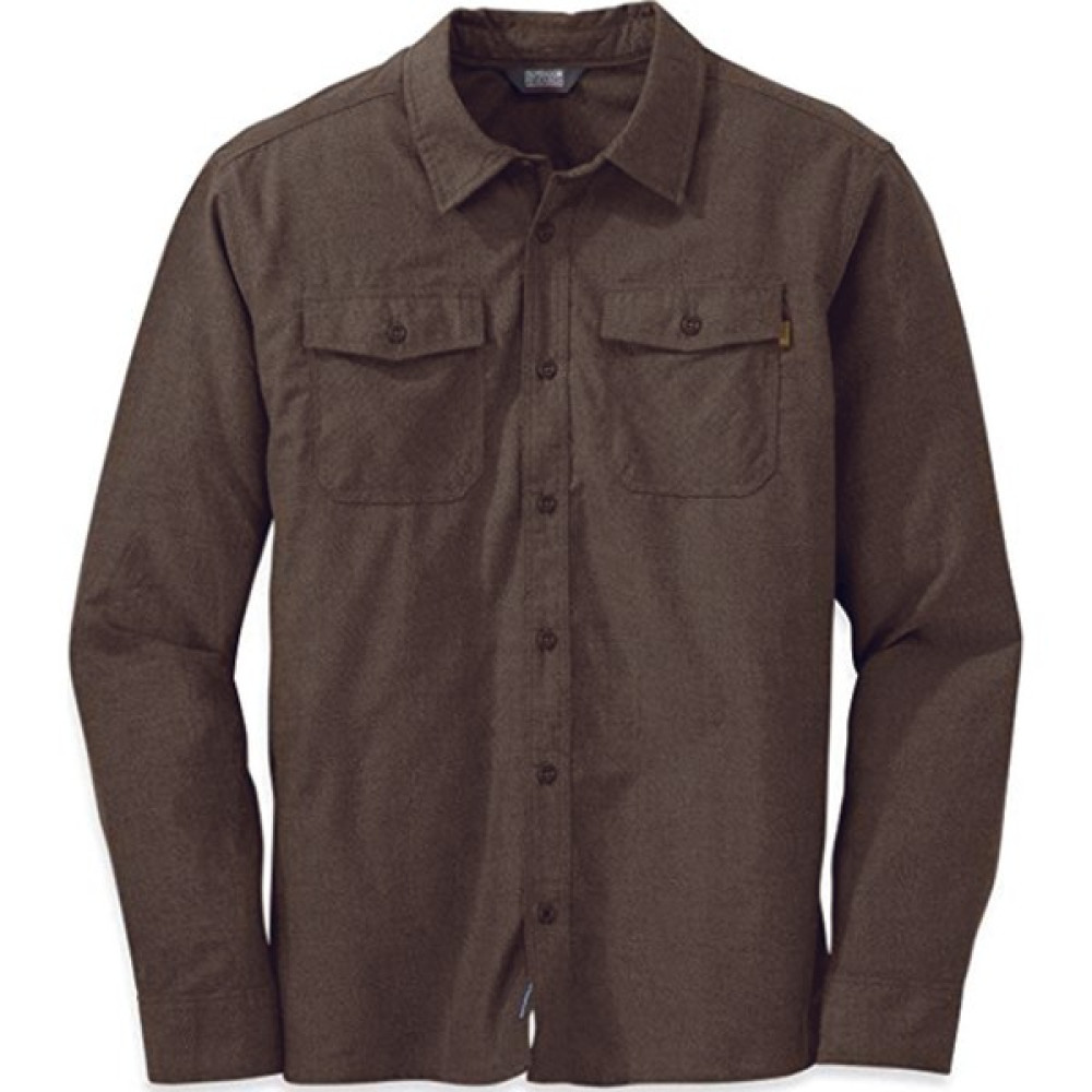 Or Men's Gastown L/s Shirt Earth - M - Kahverengi Oto Boyaları Fiyatı
