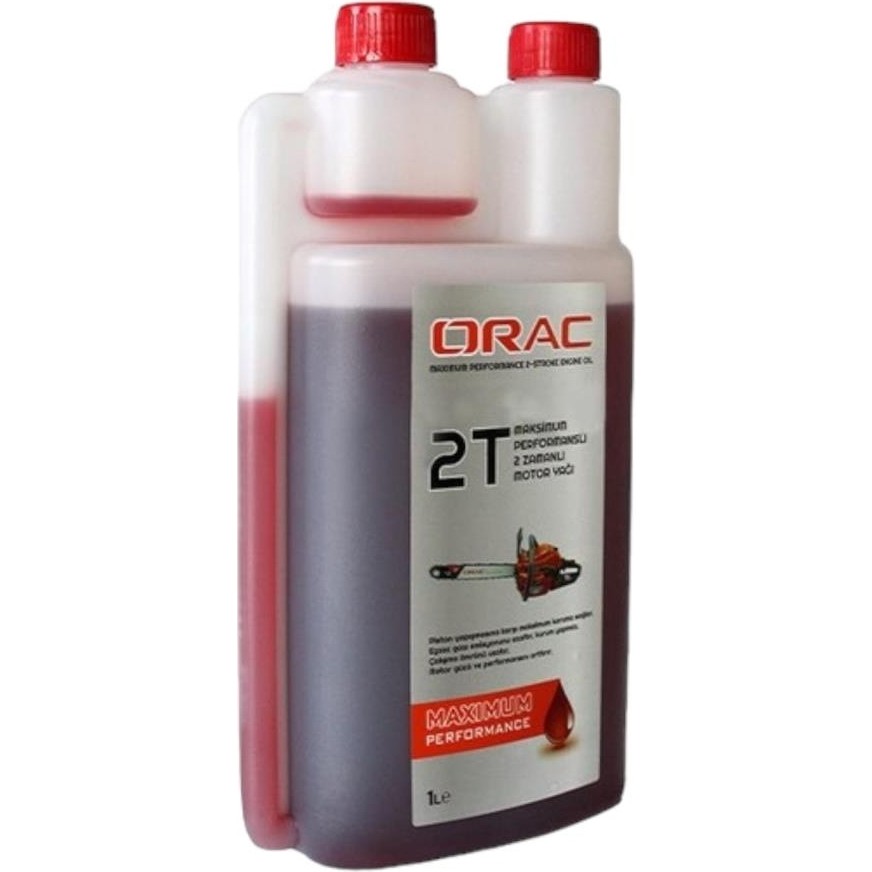 Orac 2 Zamanlı Motor Yağı 1 Litre Ölçekli Kırmızı Motor Yağı & Katkıları Fiyatı